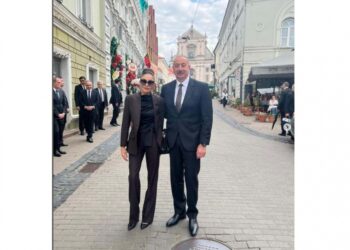 Mehriban xanım Əliyeva Litvadan paylaşım edib: Səmimi qəbula və qonaqpərvərliyə görə çox sağ olun!