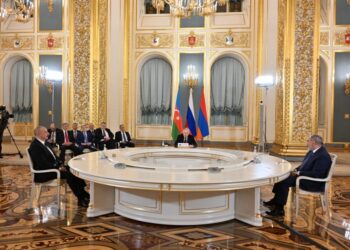 Moskvada Azərbaycan, Rusiya və Ermənistan liderlərinin üçtərəfli Zirvə görüşü olub