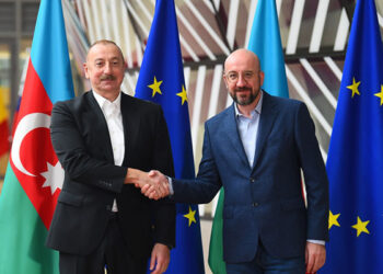 İlham Əliyevin Şarl Mişellə görüşü başladı