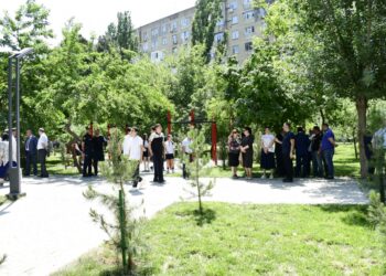 “Heydər Əliyev İli” çərçivəsində Xətai rayonunda park açılıb