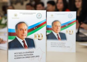 “Müstəqillik dövründə ingilisdilli mətbuatda Azərbaycan obrazı (1993-2003)” adlı kitab işıq üzü görüb