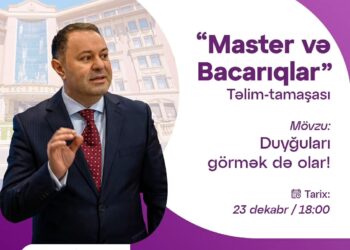 Cəfər İbadovun təqdimatında Master Bacarıq Təlim-Tamaşası baş tutacaqdır