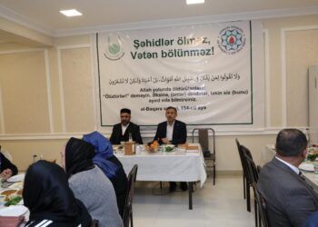 Qaraçuxur bələdiyyəsi tərəfindən iftar süfrəsi açılıb