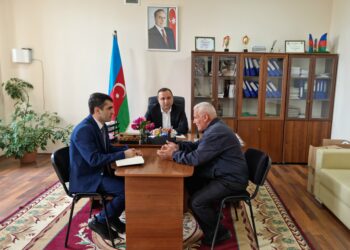 Şahin İsmayılov Beyləqanın Sarısu qəsəbəsəndə vətəndaşlarla görüşüb