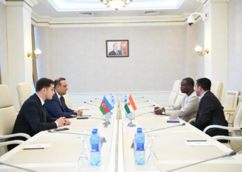 Şahin İsmayılov Niger Respublikası Məsləhət Şurasının  Gənclər komitəsinin sədri ilə görüşüb