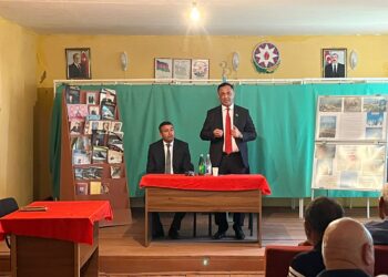 Elman Nəsirov Cəlilabadın Təzəkənd kəndində seçicilərlə görüşüb